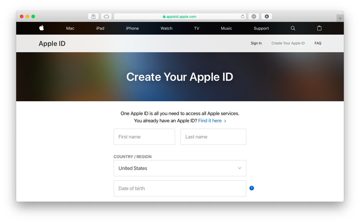 change apple id for app store mac